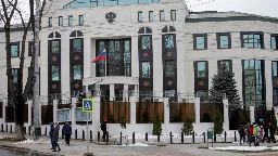Driver Crashes Into Russian Embassy Gates In Moldova